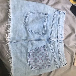 LOUIS VUITTON DENIM SKIRT